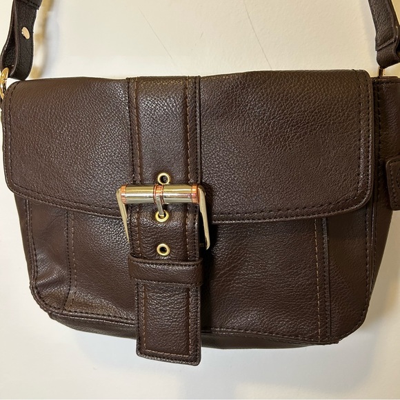 Women’s Liz Claiborne New York | Dark Brown Crossbody Bag - Picture 7 of 8